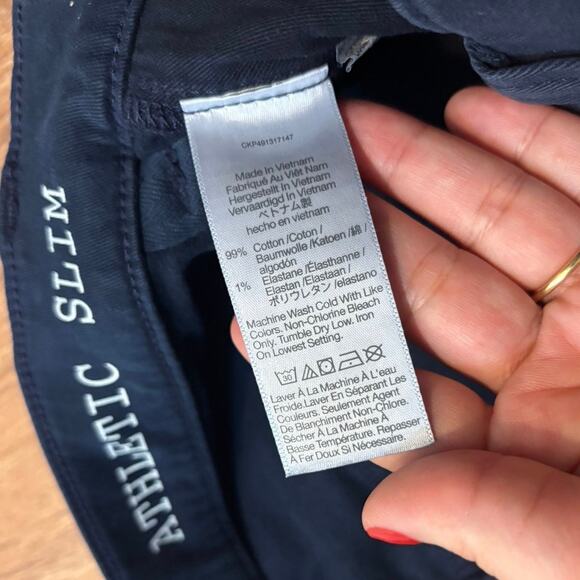 NWOT Madewell The Athletic All day Slim Pant In Deep Indigo Size 29x30 - Picture 7 of 9